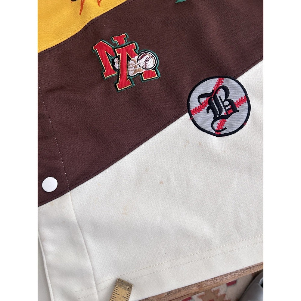Harlem Stream Street League Shirt Mens 2XL Colorful Embroidered Logo Button - Picture 15 of 16